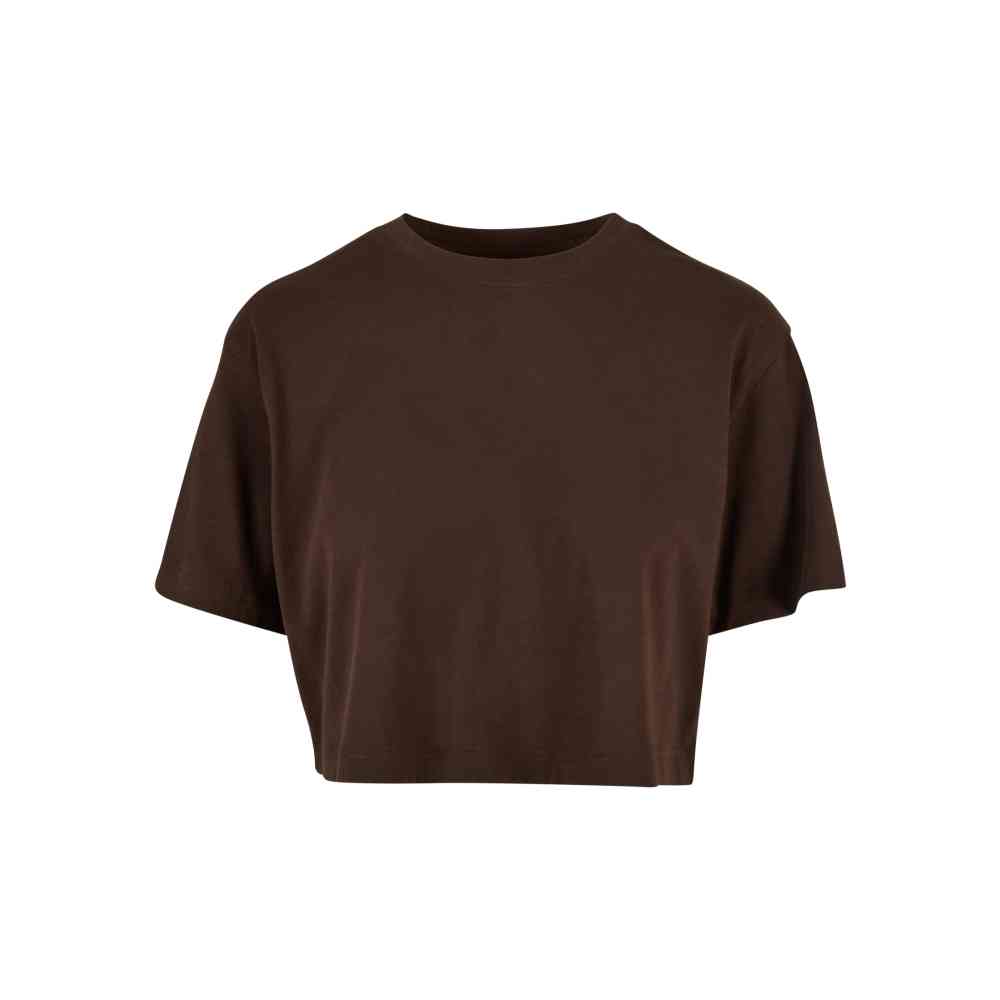 Urban Classics - Short oversized Crop top - Braun